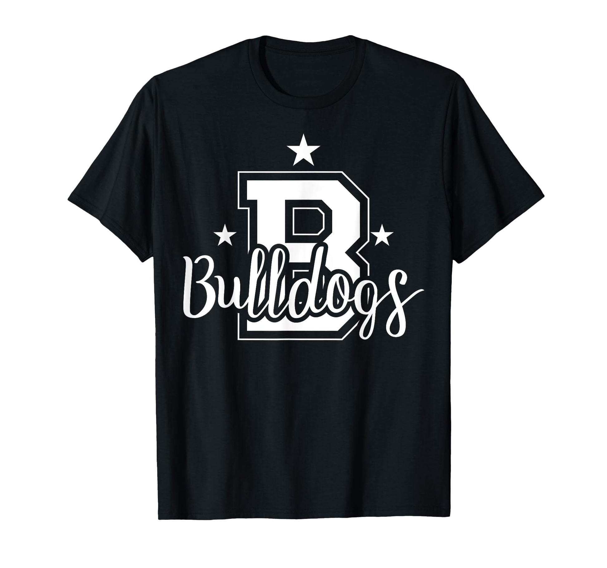 Schools Sports Mascot Bulldogs Team T-Shirt - Custom Art Print Unisex - T-Shirt, Sweatshirt, Hoodie