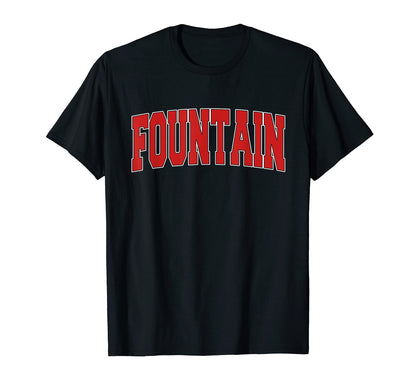 Fountain Co Colorado Varsity Usa Sports T-Shirt - Graphic Print for Adults - T-Shirt, Sweatshirt, Hoodie