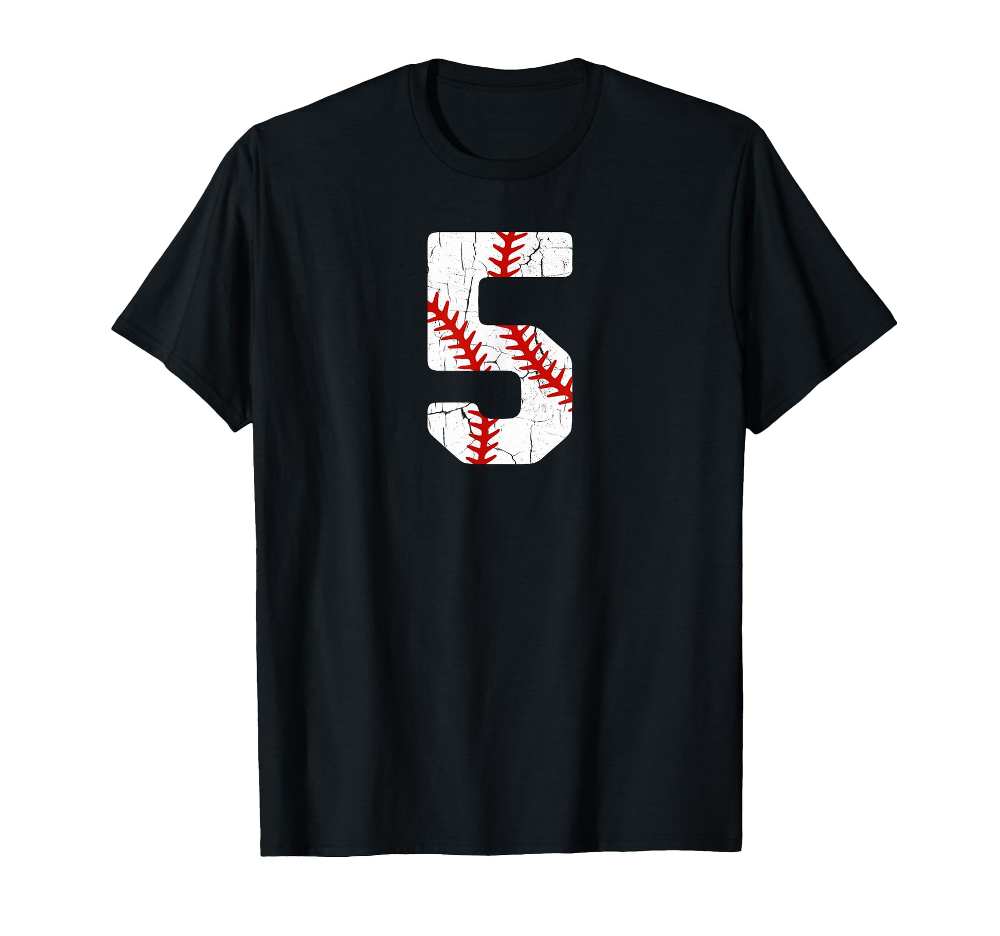 Baseball Player Jersey Number 5 T-Shirt - Casual Everyday Wear for Adults - T-Shirt, Sweatshirt, Hoodie