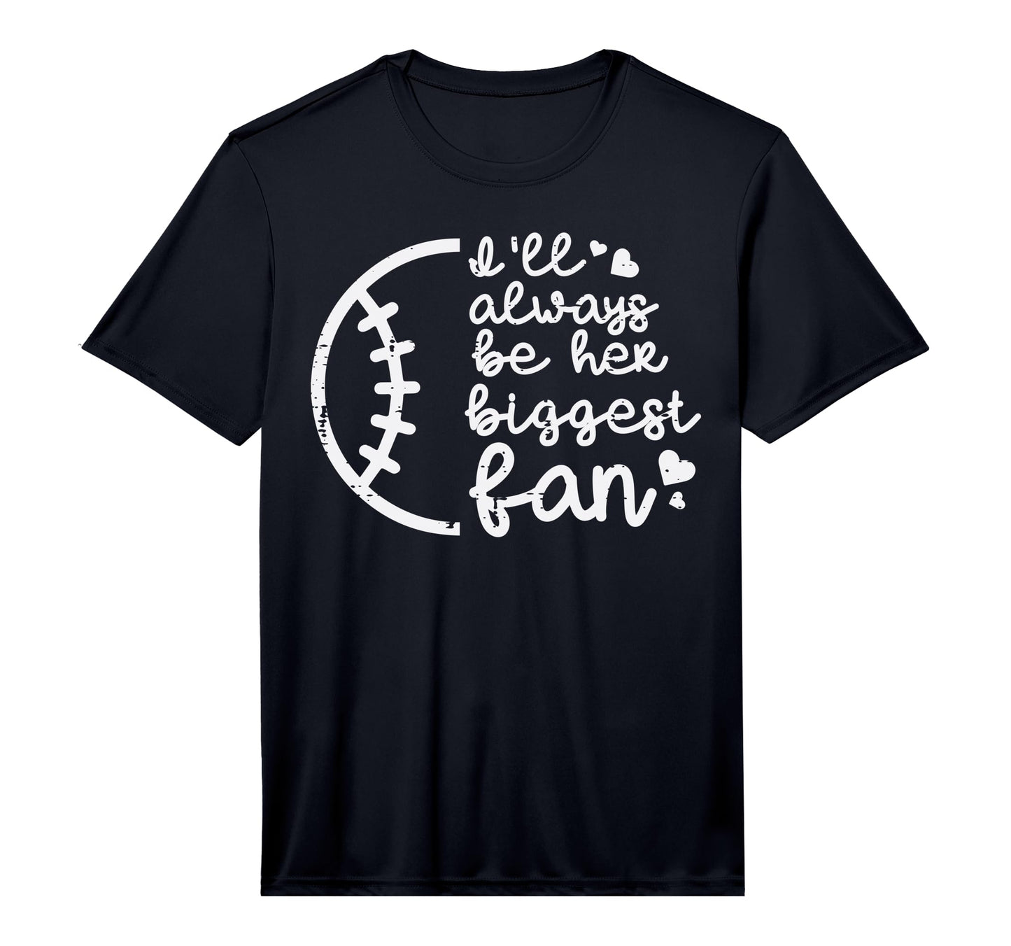 Always Be Her Biggest Fan Baseball T-Shirt - Trendy Graphic for Adults - T-Shirt, Sweatshirt, Hoodie