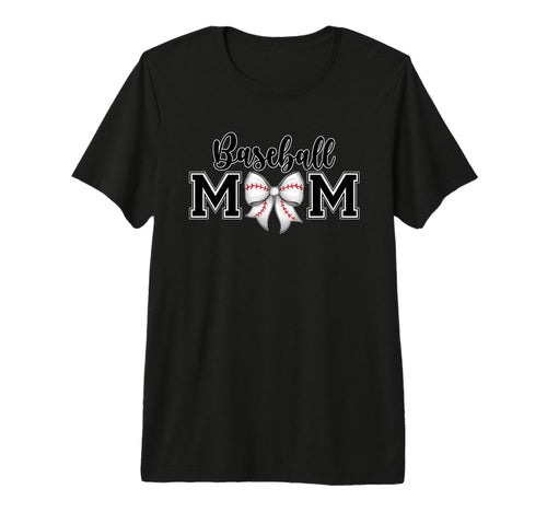 Proud Baseball Mom Sports Tri Blend T-Shirt - Novelty Apparel Unisex - T-Shirt, Sweatshirt, Hoodie