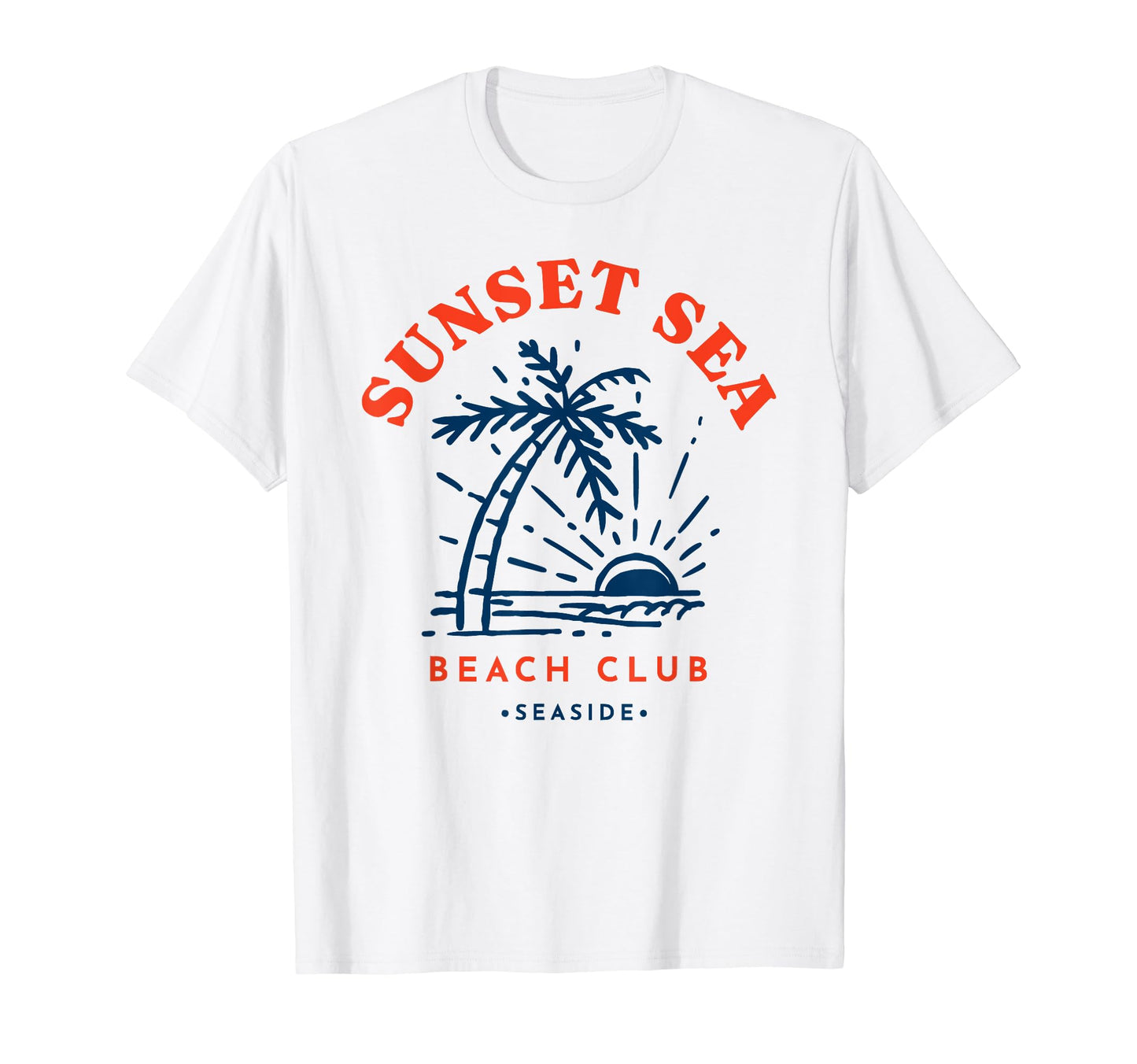 Sunset Beach Club Gift Surfers T-Shirt - Minimalist Print Men Women - T-Shirt, Sweatshirt, Hoodie