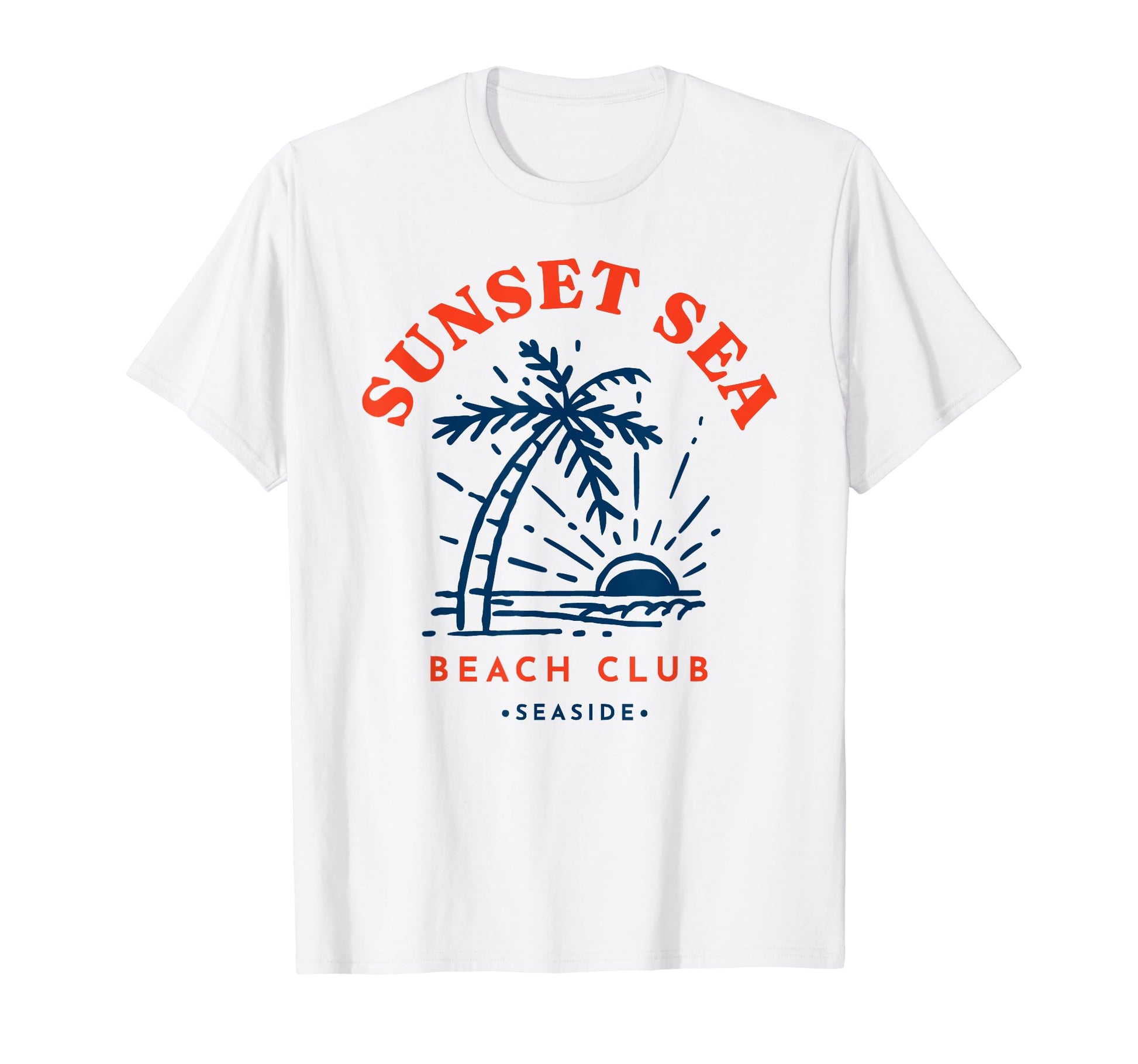 Sunset Beach Club Gift Surfers T-Shirt - Minimalist Print Men Women - T-Shirt, Sweatshirt, Hoodie