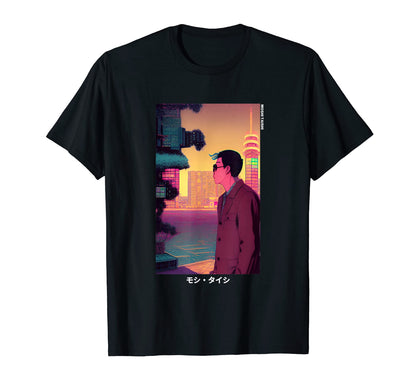 90S Japanese Vaporwave Art Otaku T-Shirt - Custom Art Print Unisex - T-Shirt, Sweatshirt, Hoodie