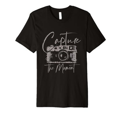 Capture Moment Photography Camera Photo T-Shirt - Trendy Graphic Men Women - T-Shirt, Sweatshirt, Hoodie