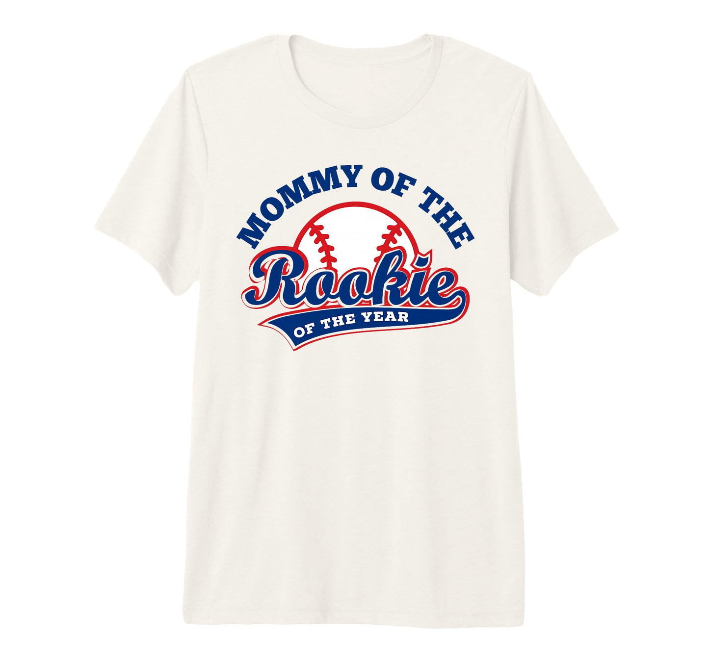 Mom Baseball Mommy Rookie Year T-Shirt - Fun Novelty Design for Adults - T-Shirt, Sweatshirt, Hoodie