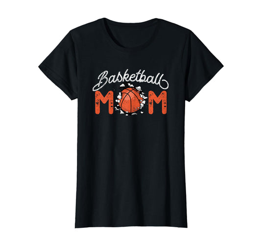 Basketball Mom Funny Mommy Game Day T-Shirt - Casual Everyday Wear Unisex - T-Shirt, Sweatshirt, Hoodie