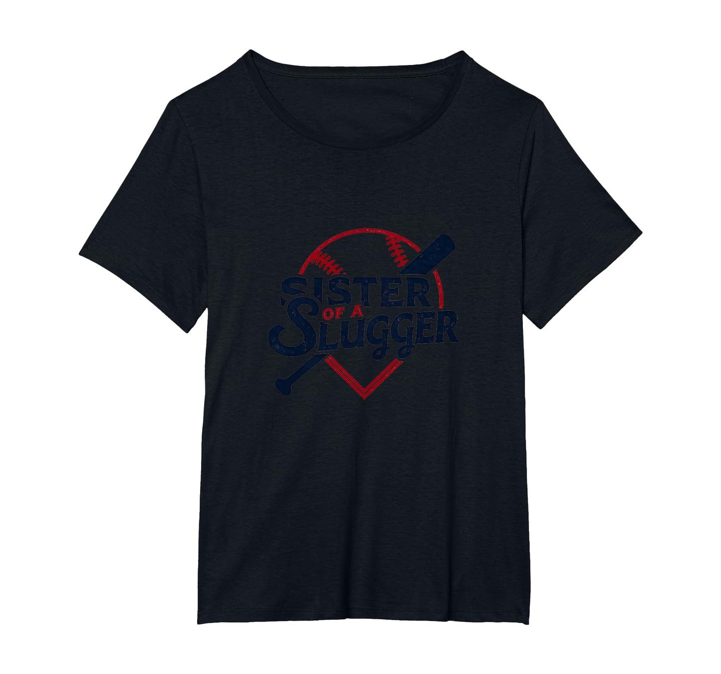 Baseball Sister Sister Slugger T-Shirt - Minimalist Print for Adults - T-Shirt, Sweatshirt, Hoodie