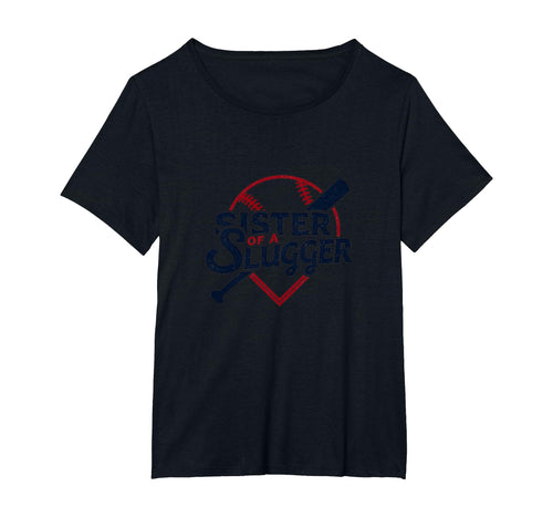 Baseball Sister Sister Slugger Sports T-Shirt - Novelty Apparel Unisex - T-Shirt, Sweatshirt, Hoodie