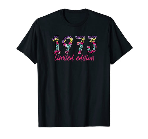 1973 Rainbow Leopard T-Shirt - Minimalist Print Men Women - T-Shirt, Sweatshirt, Hoodie