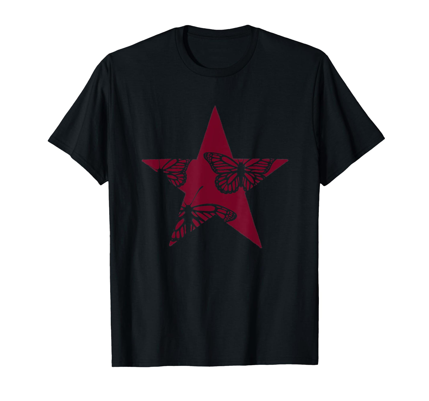 Star Stencil Graffiti Art Grunge Emo T-Shirt - Streetwear Style Men Women - T-Shirt, Sweatshirt, Hoodie