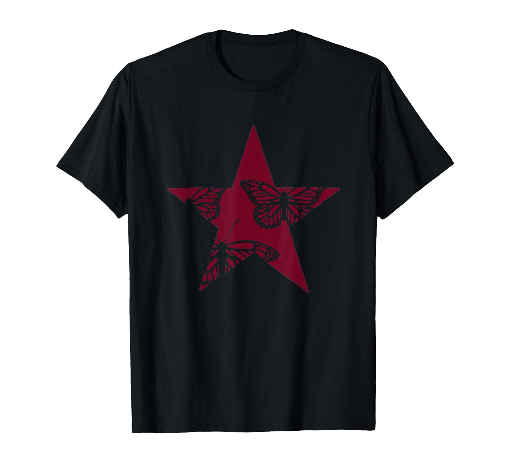 Star Stencil Graffiti Art Grunge Emo T-Shirt - Streetwear Style Men Women - T-Shirt, Sweatshirt, Hoodie