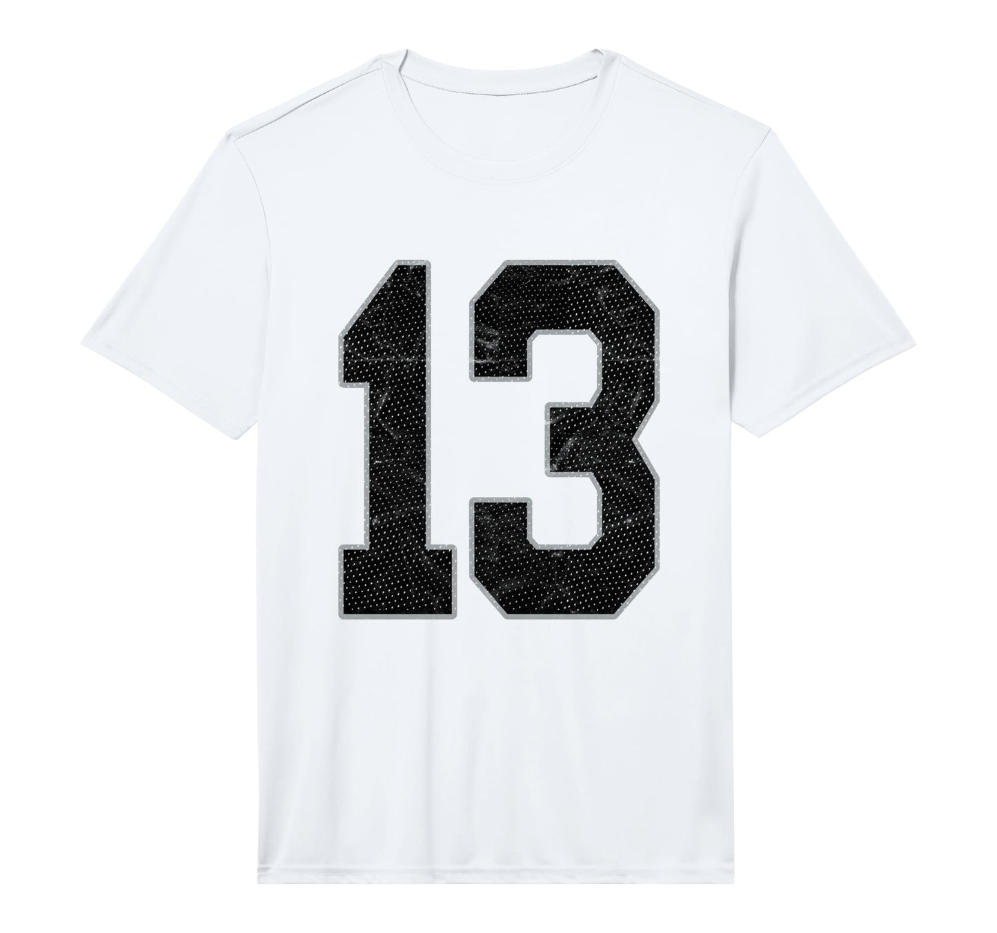 Number 13 Numbered Uniform Sports T-Shirt - Minimalist Print Men Women - T-Shirt, Sweatshirt, Hoodie
