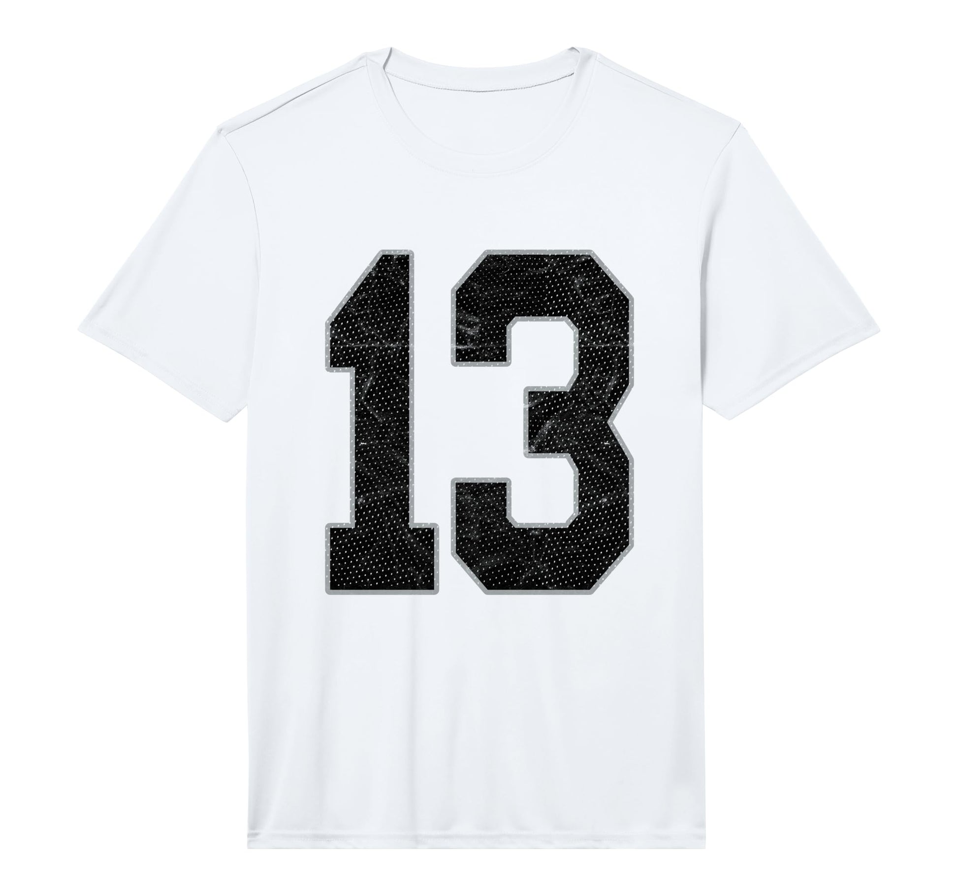 Number 13 Numbered Uniform Sports T-Shirt - Minimalist Print Men Women - T-Shirt, Sweatshirt, Hoodie