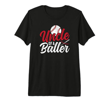 Mens Uncle Baller Baseball Uncle T-Shirt - Trendy Graphic Men Women - T-Shirt, Sweatshirt, Hoodie