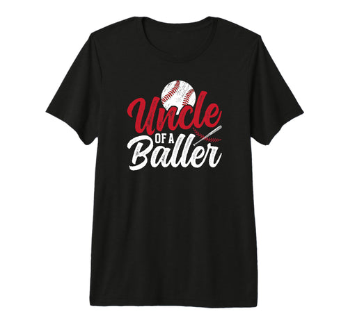 Mens Uncle Baller Baseball Uncle T-Shirt - Trendy Graphic Men Women - T-Shirt, Sweatshirt, Hoodie