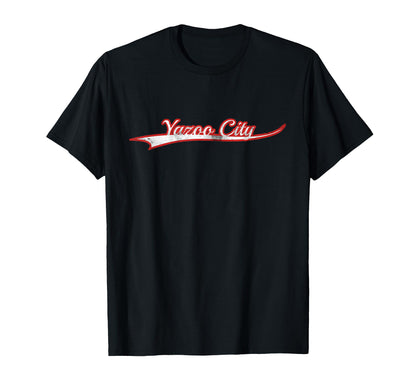 Yazoo City Mississippi Delta T-Shirt - Fun Novelty Design for Adults - T-Shirt, Sweatshirt, Hoodie