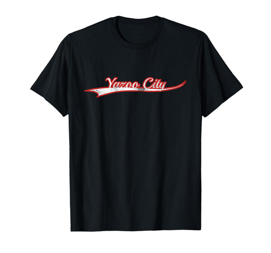 Yazoo City Mississippi Delta T-Shirt - Fun Novelty Design for Adults - T-Shirt, Sweatshirt, Hoodie
