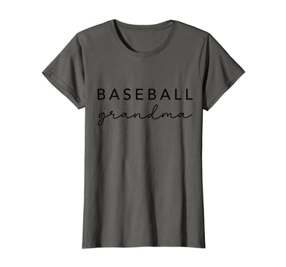 Baseball Grandma Womens Trendy T-Shirt - Minimalist Print Men Women - T-Shirt, Sweatshirt, Hoodie
