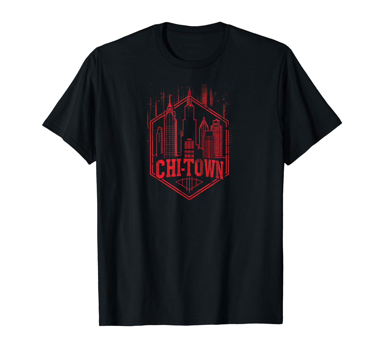 Chitown Grit 90S Grunge Urbandecay T-Shirt - Minimalist Print for Adults - T-Shirt, Sweatshirt, Hoodie