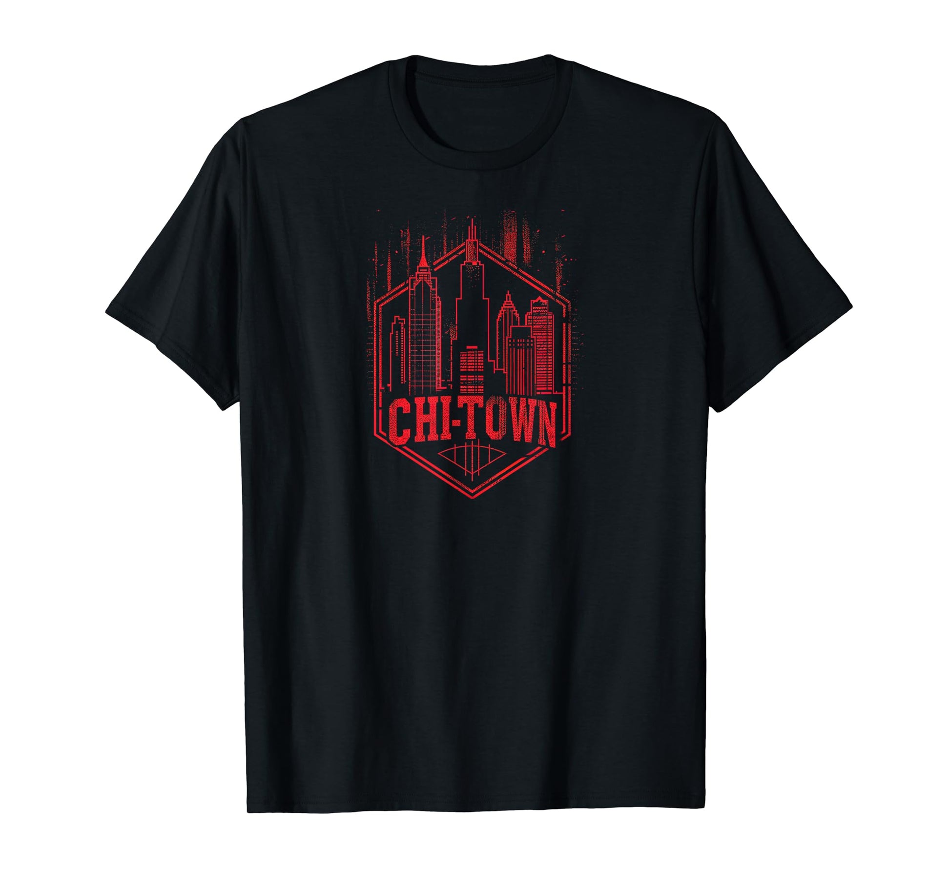 Chitown Grit 90S Grunge Urbandecay T-Shirt - Minimalist Print for Adults - T-Shirt, Sweatshirt, Hoodie