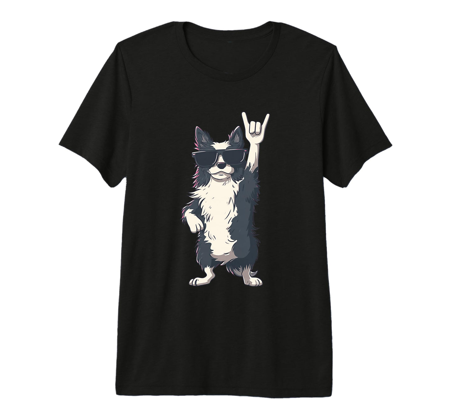 Dog Rocker Dog Funny Pet Lover Music T-Shirt - Trendy Graphic Men Women - T-Shirt, Sweatshirt, Hoodie