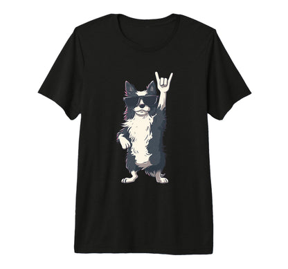 Dog Rocker Dog Funny Pet Lover Music T-Shirt - Trendy Graphic Men Women - T-Shirt, Sweatshirt, Hoodie