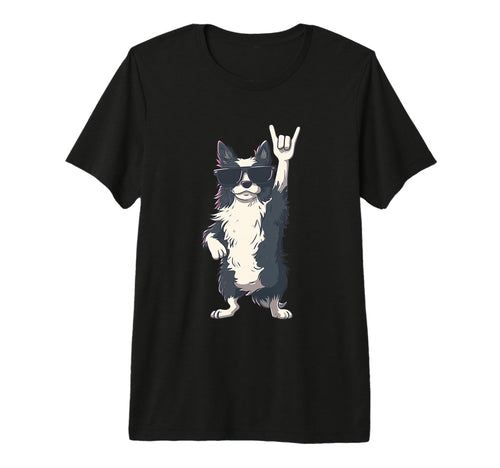 Dog Rocker Dog Funny Pet Lover Music T-Shirt - Trendy Graphic Men Women - T-Shirt, Sweatshirt, Hoodie