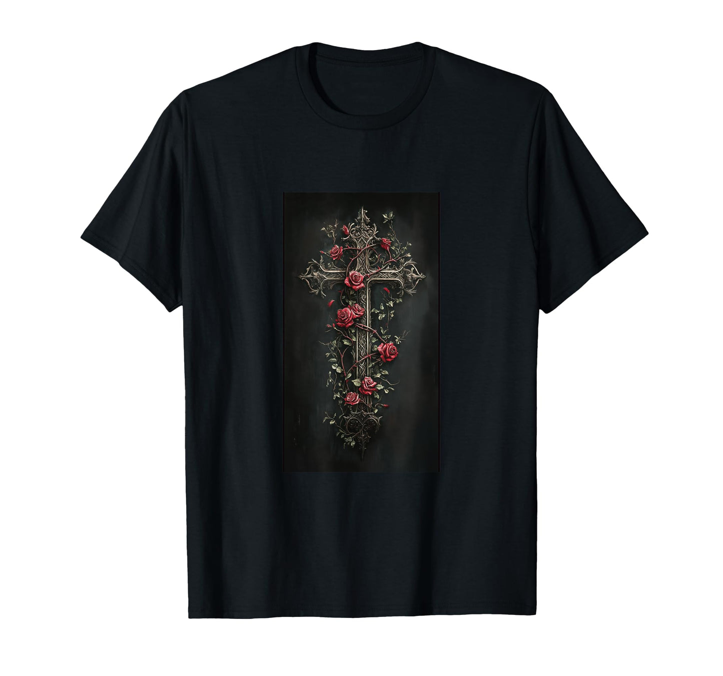 Gothic Cross Grunge Aesthetic Y2K Goth T-Shirt - Trendy Graphic Men Women - T-Shirt, Sweatshirt, Hoodie
