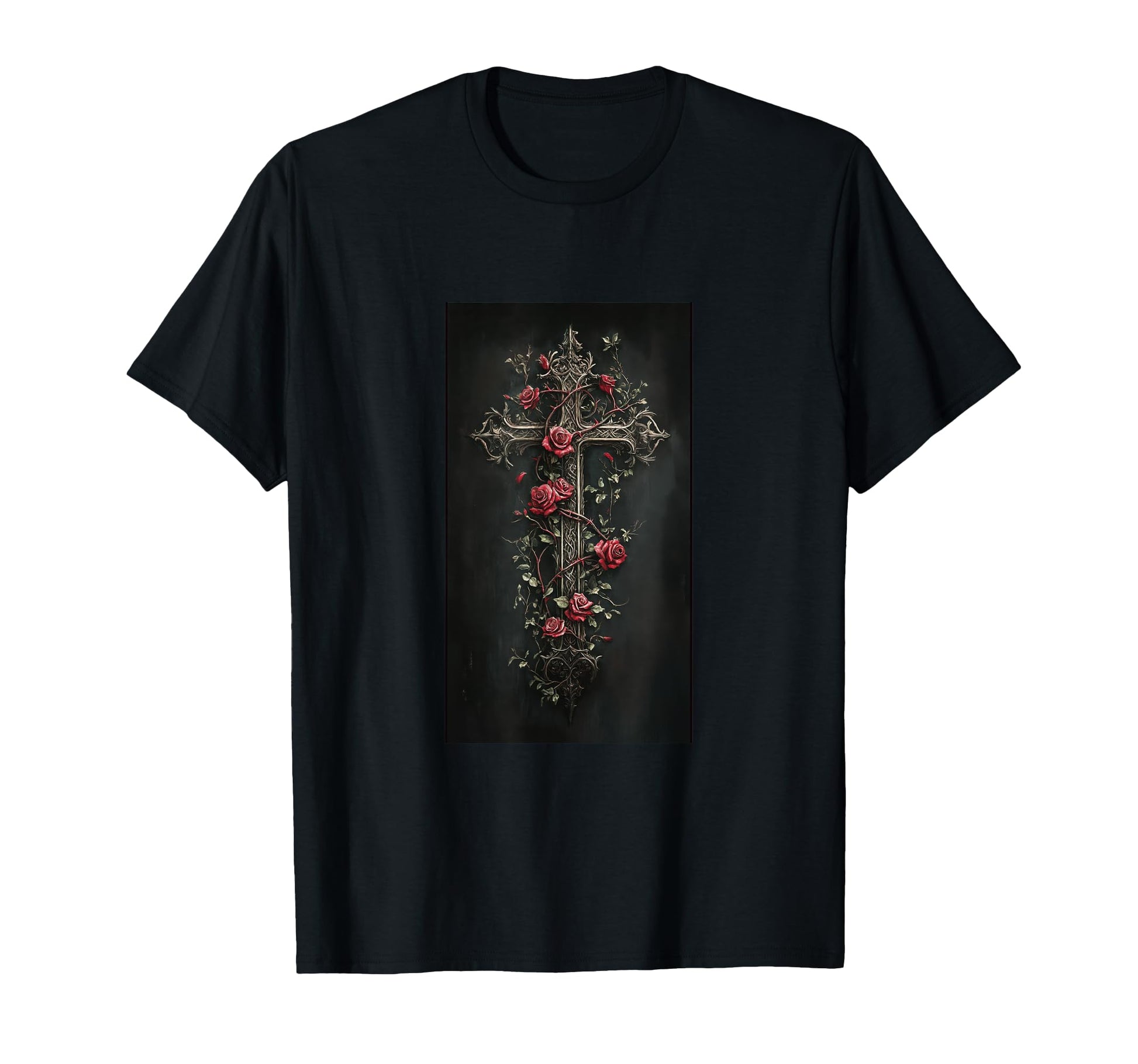 Gothic Cross Grunge Aesthetic Y2K Goth T-Shirt - Trendy Graphic Men Women - T-Shirt, Sweatshirt, Hoodie