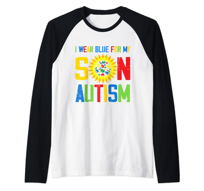I Wear Blue My Son Autism Sweatshirt - Streetwear Style for Adults - T-Shirt, Sweatshirt, Hoodie