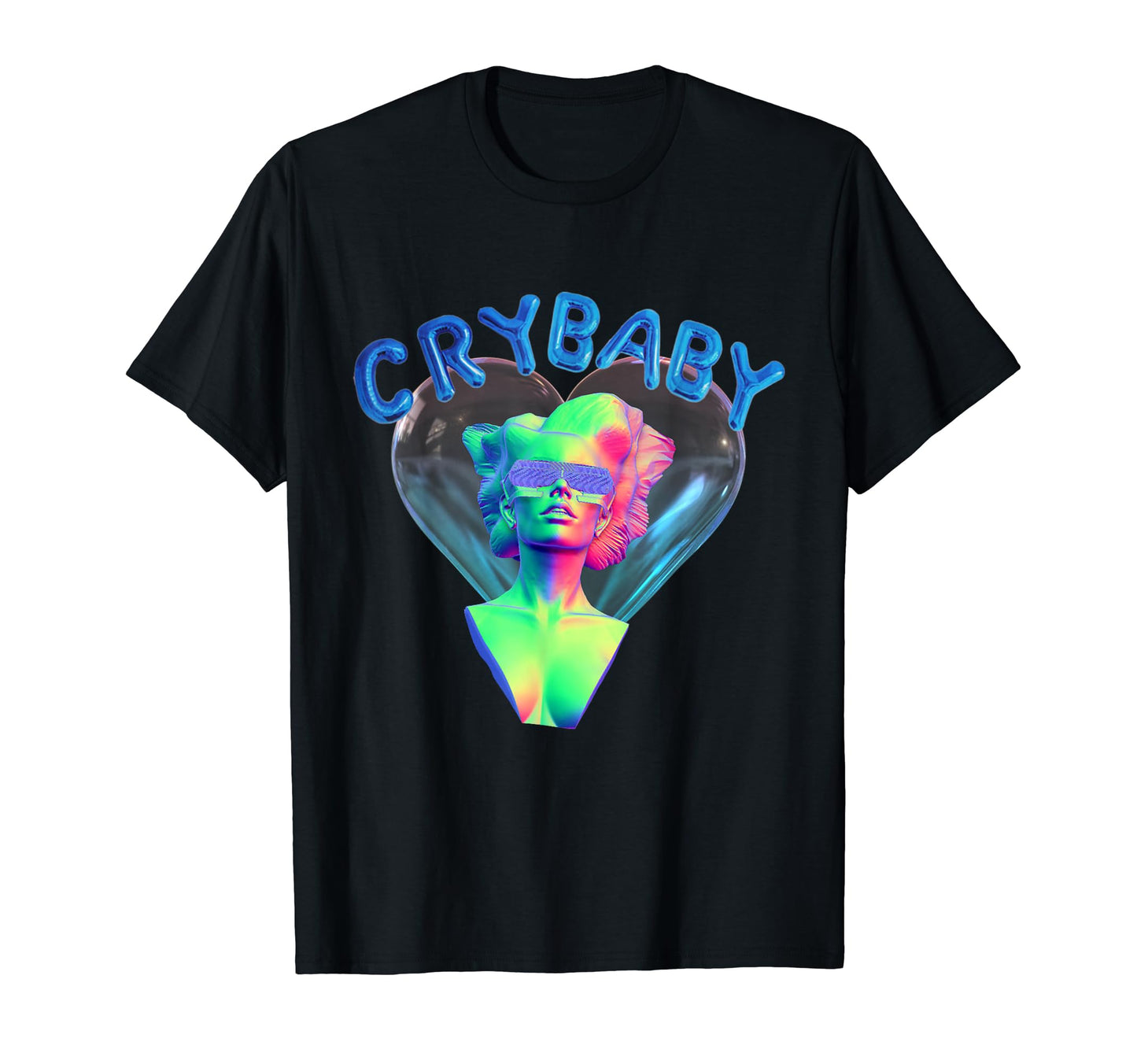 Cry Aesthetic Vaporwave Anime Hipster T-Shirt - Streetwear Style Men Women - T-Shirt, Sweatshirt, Hoodie