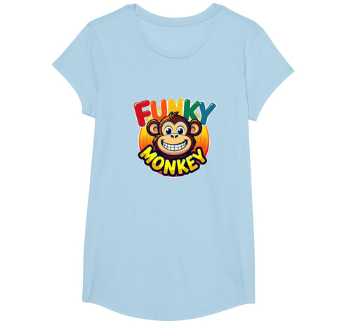 Funky Monkey Groovy Rainbow Party Animal T-Shirt - Aesthetic Graphic Unisex - T-Shirt, Sweatshirt, Hoodie