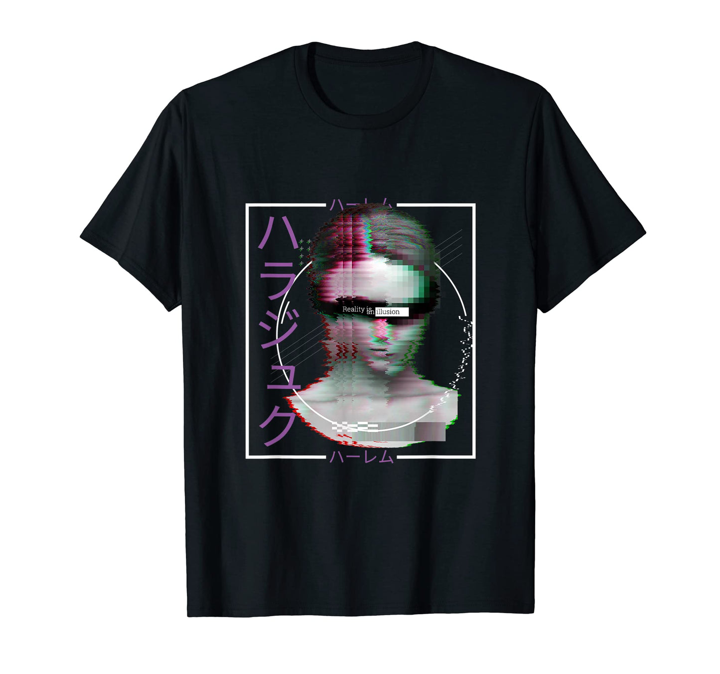 Vaporwave Statue Aesthetic Art Glitch T-Shirt - Trendy Graphic Unisex - T-Shirt, Sweatshirt, Hoodie