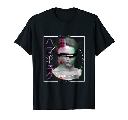 Vaporwave Statue Aesthetic Art Glitch T-Shirt - Trendy Graphic Unisex - T-Shirt, Sweatshirt, Hoodie