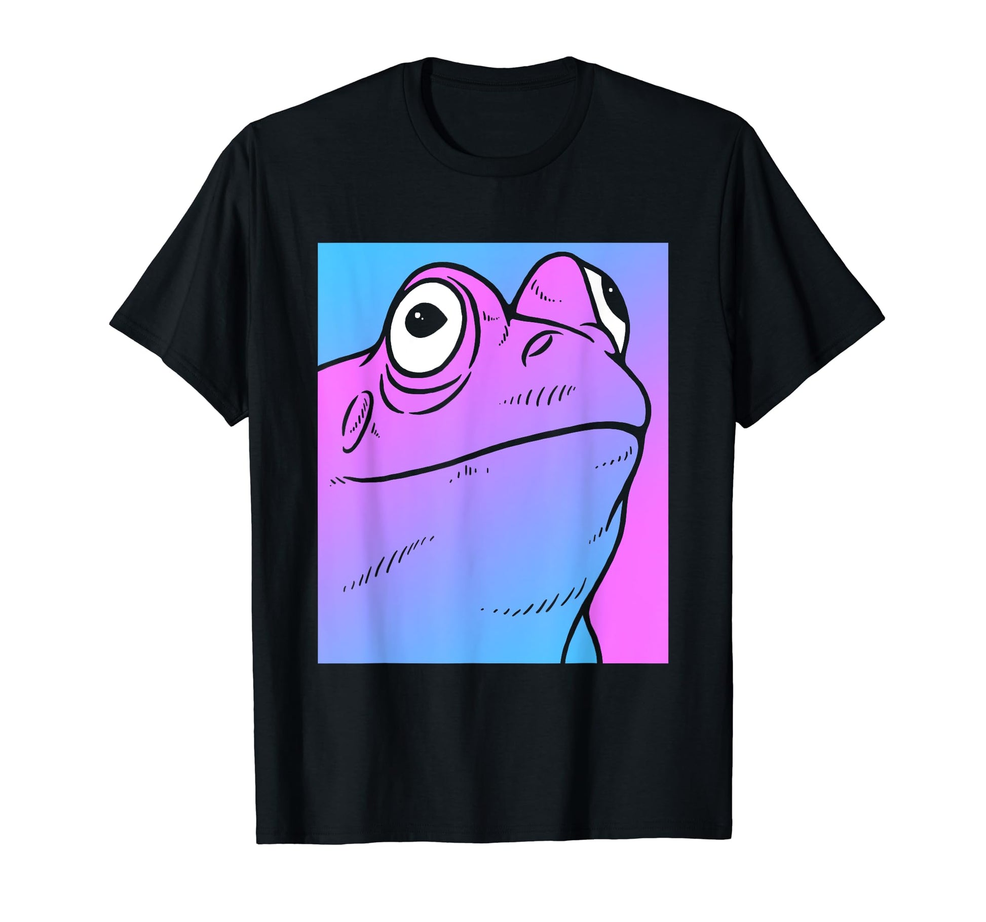 Vaporwave Frog Aesthetic Pastel Goth T-Shirt - Fun Novelty Design Unisex - T-Shirt, Sweatshirt, Hoodie