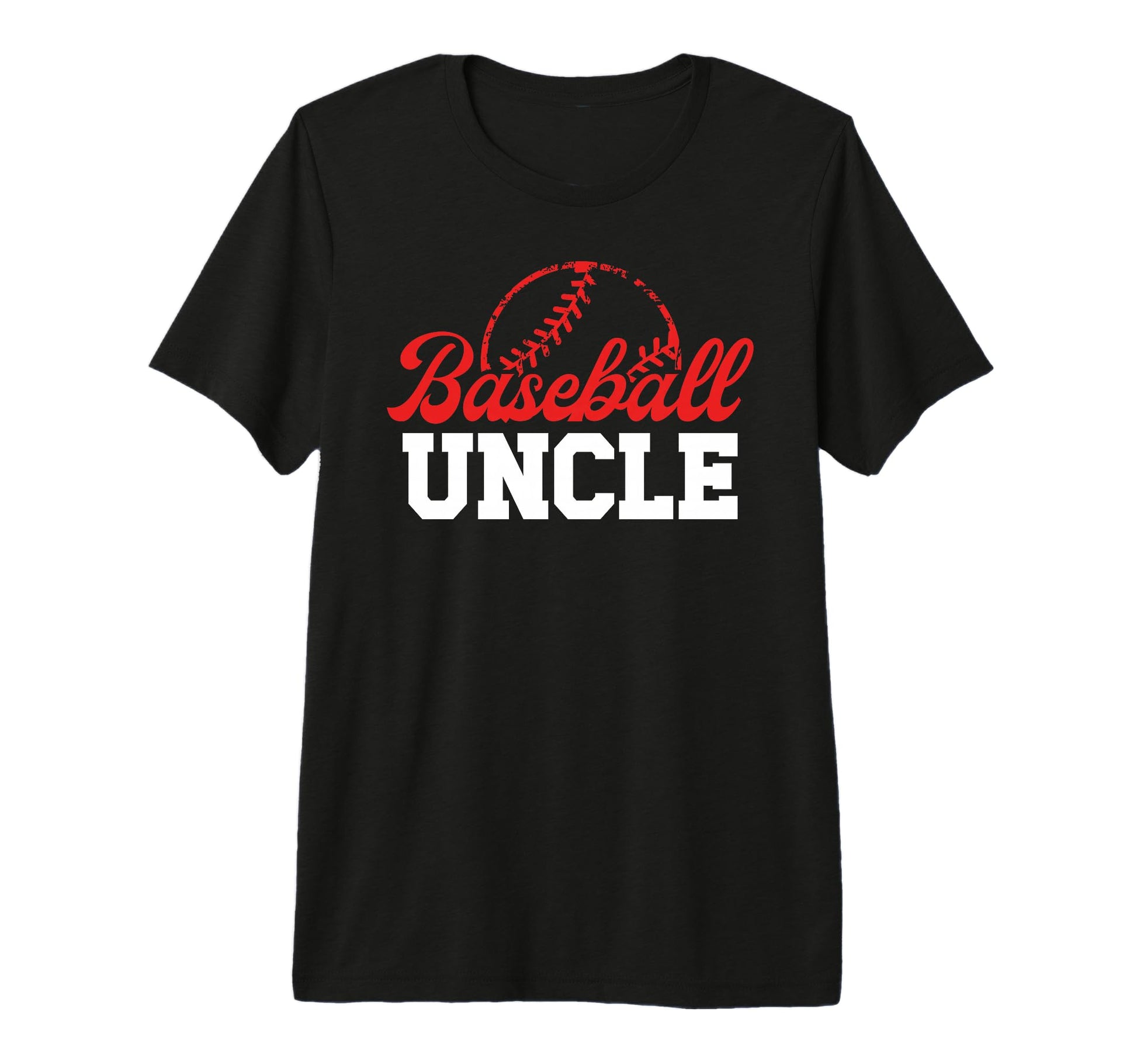 Mens Baseball Uncle Proud Baseball T-Shirt - Trendy Graphic for Adults - T-Shirt, Sweatshirt, Hoodie