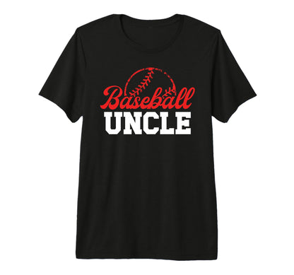 Mens Baseball Uncle Proud Baseball T-Shirt - Trendy Graphic for Adults - T-Shirt, Sweatshirt, Hoodie