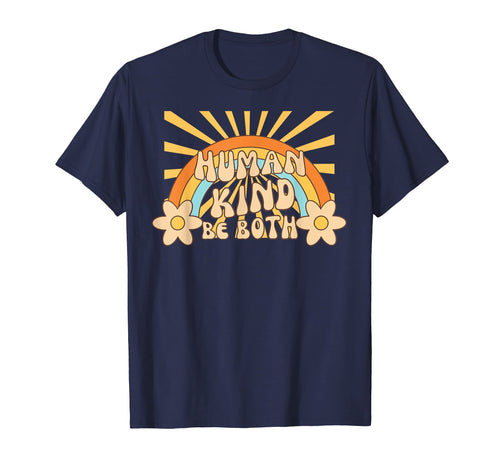 Human Kind Be Both Rainbow Lgbtqia T-Shirt - Unique Graphic Men Women - T-Shirt, Sweatshirt, Hoodie