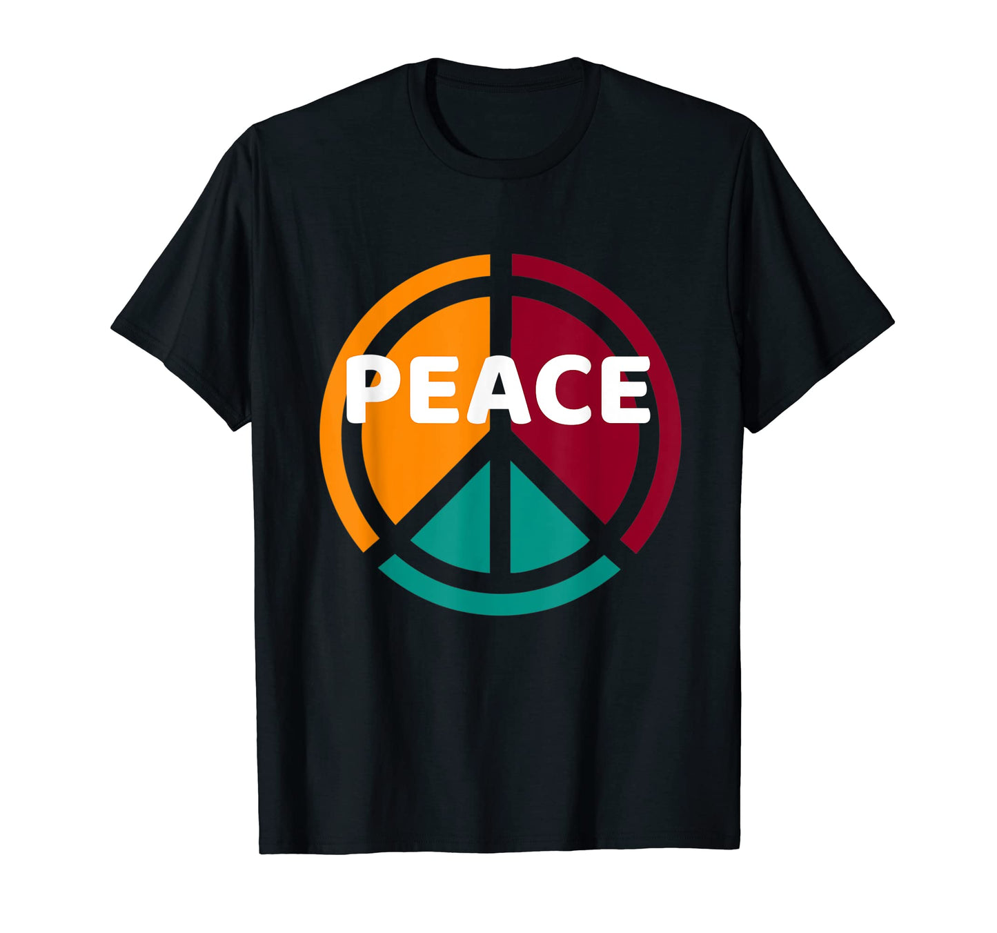 Peace Sign Spread Love And Peace T-Shirt - Novelty Apparel Unisex - T-Shirt, Sweatshirt, Hoodie
