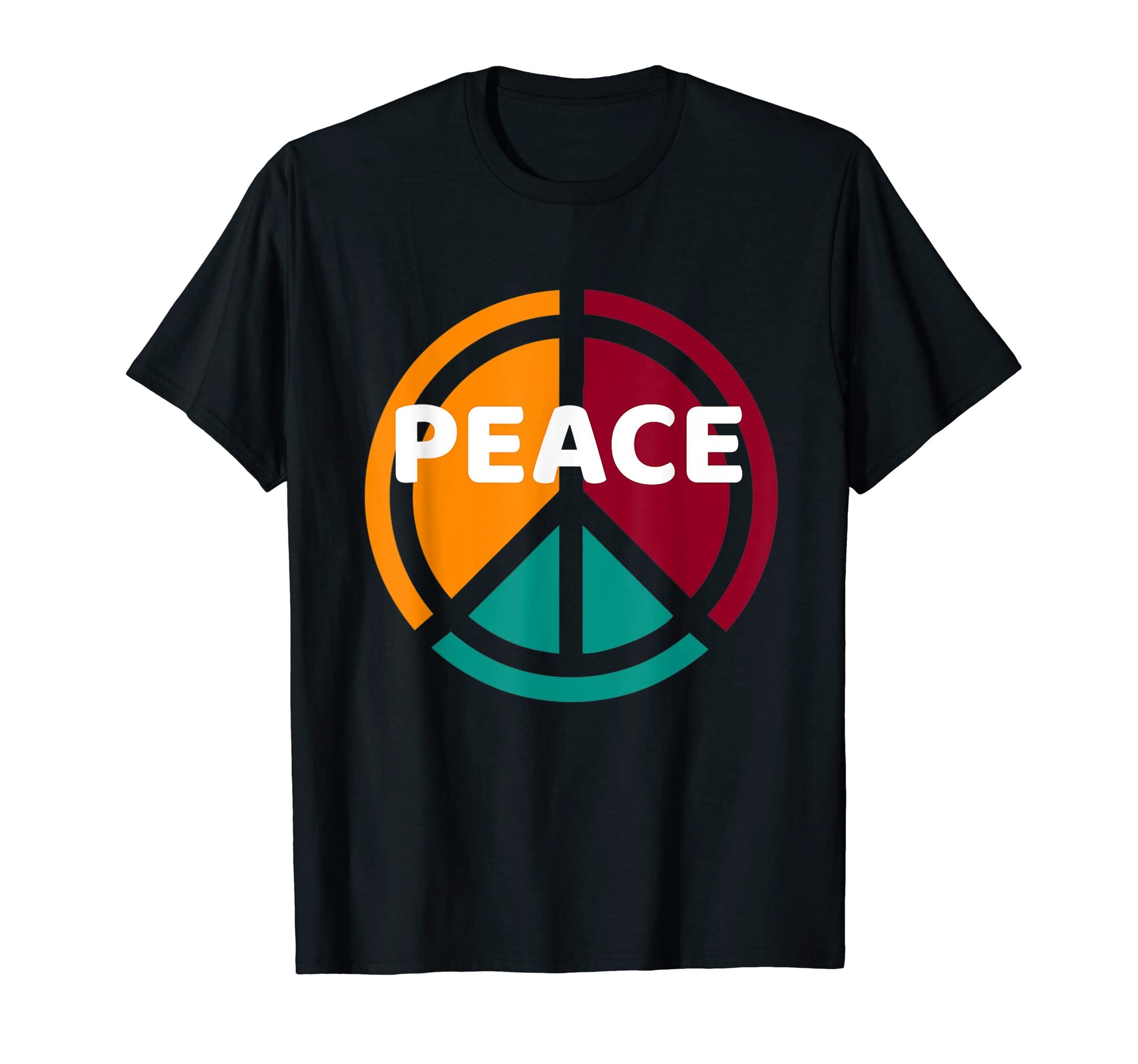 Peace Sign Spread Love And Peace T-Shirt - Novelty Apparel Unisex - T-Shirt, Sweatshirt, Hoodie