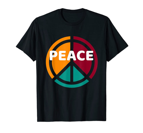 Peace Sign Spread Love And Peace T-Shirt - Novelty Apparel Unisex - T-Shirt, Sweatshirt, Hoodie