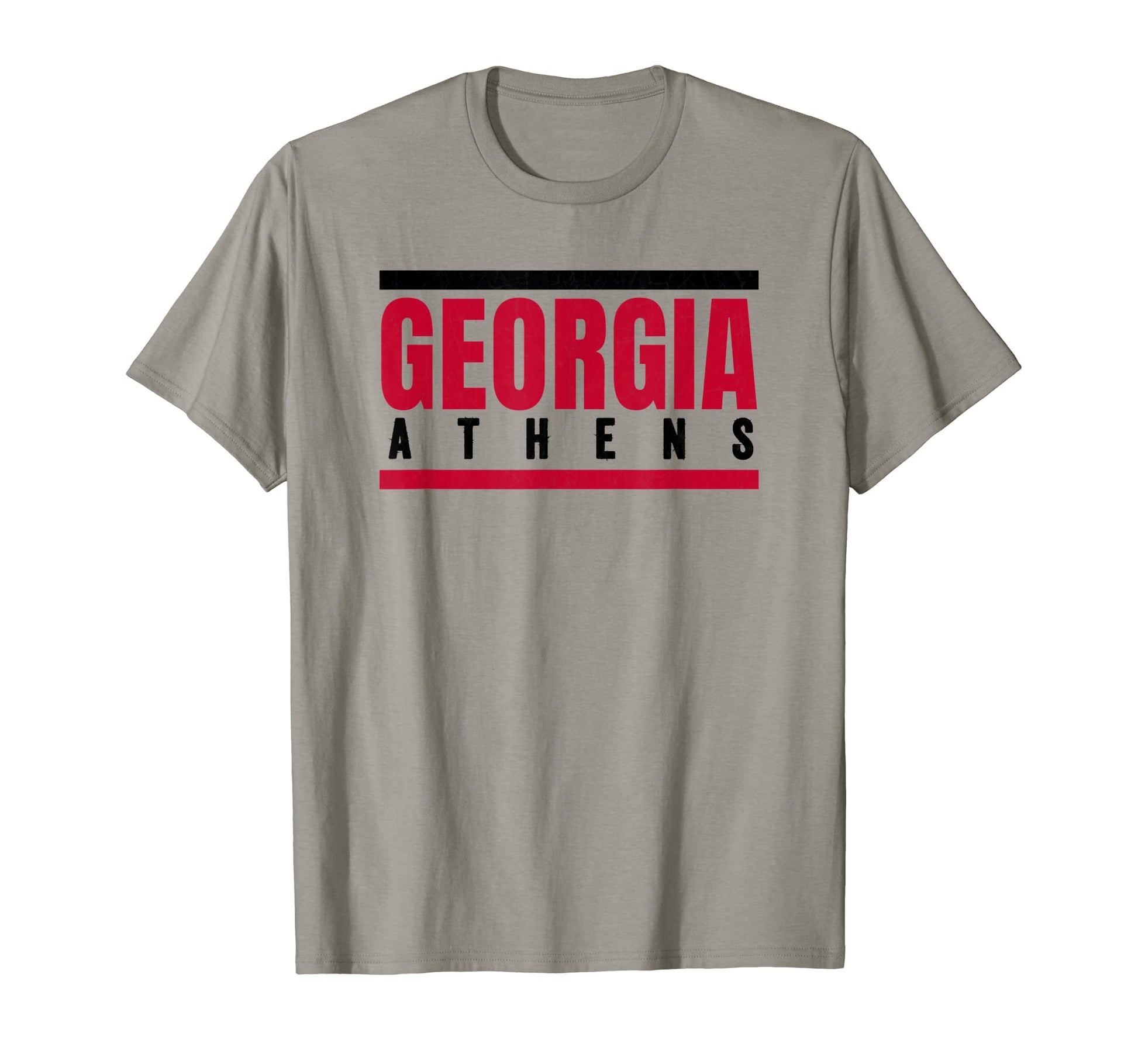 Striped Athens Ga Red Black Striped T-Shirt - Fun Novelty Design Men Women - T-Shirt, Sweatshirt, Hoodie