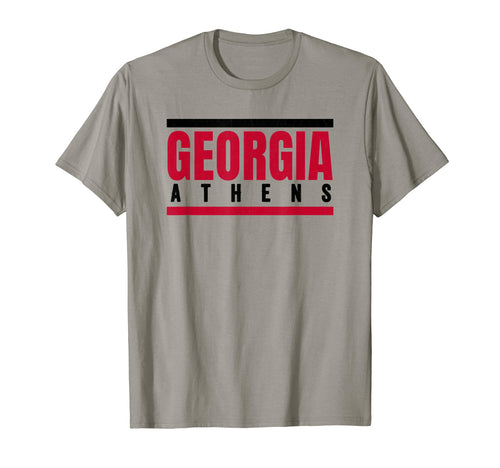 Striped Athens Ga Red Black Striped T-Shirt - Fun Novelty Design Men Women - T-Shirt, Sweatshirt, Hoodie