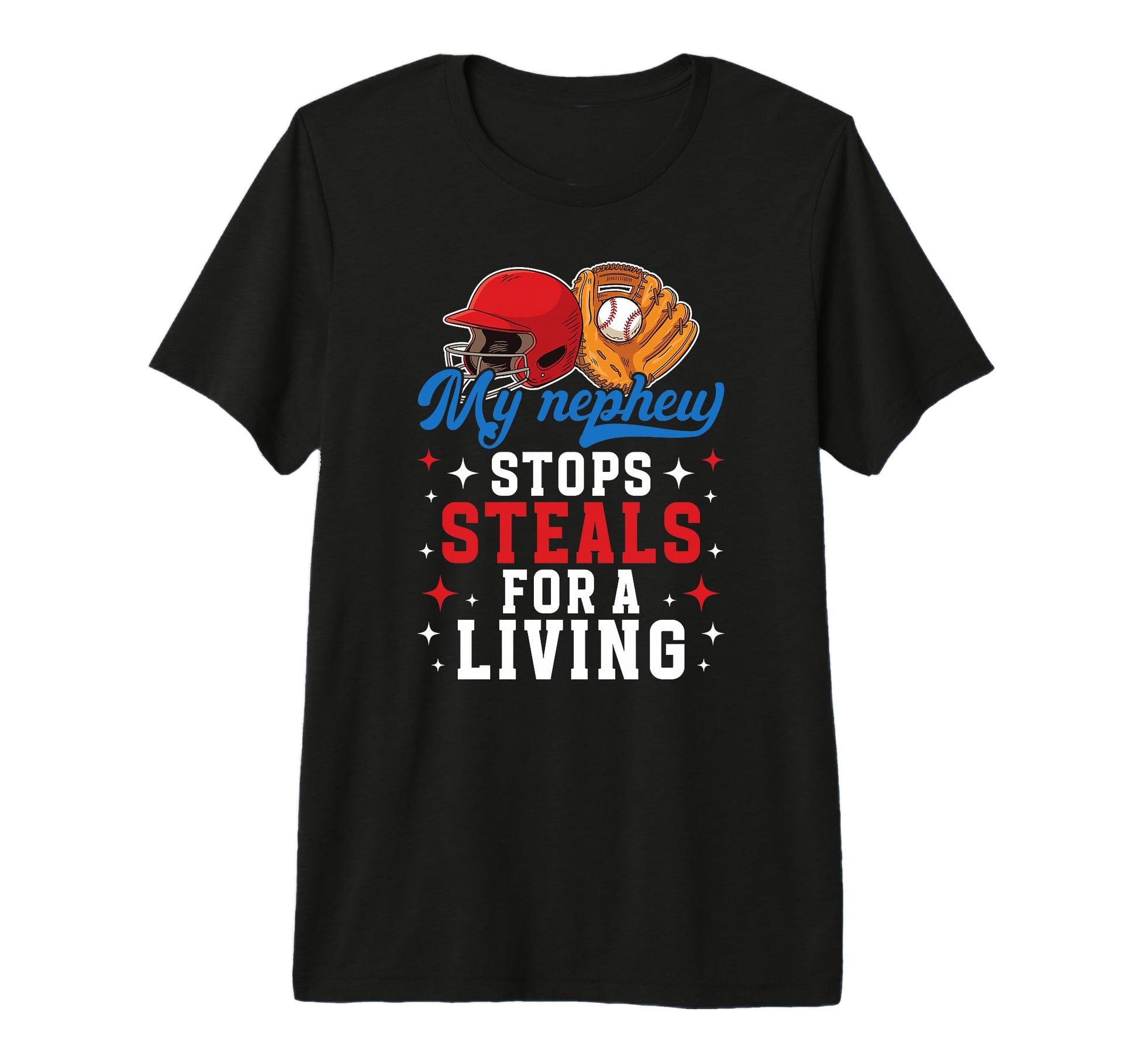 Baseball Catcher Aunt Proud Baseball T-Shirt - Custom Art Print for Adults - T-Shirt, Sweatshirt, Hoodie
