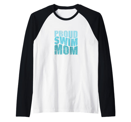 Swim Mom Proud Team Supporter Hoodie - Casual Everyday Wear Unisex - T-Shirt, Sweatshirt, Hoodie