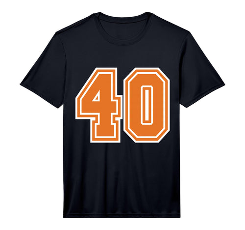 Athletic Sports Team Number 40 T-Shirt - Fun Novelty Design Unisex - T-Shirt, Sweatshirt, Hoodie
