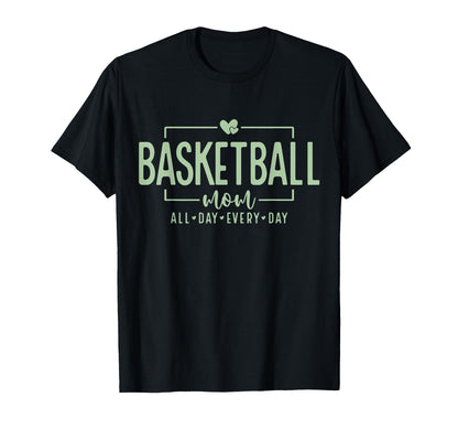 Basketball Mom Player Aesthetic Game T-Shirt - Trendy Graphic for Adults - T-Shirt, Sweatshirt, Hoodie
