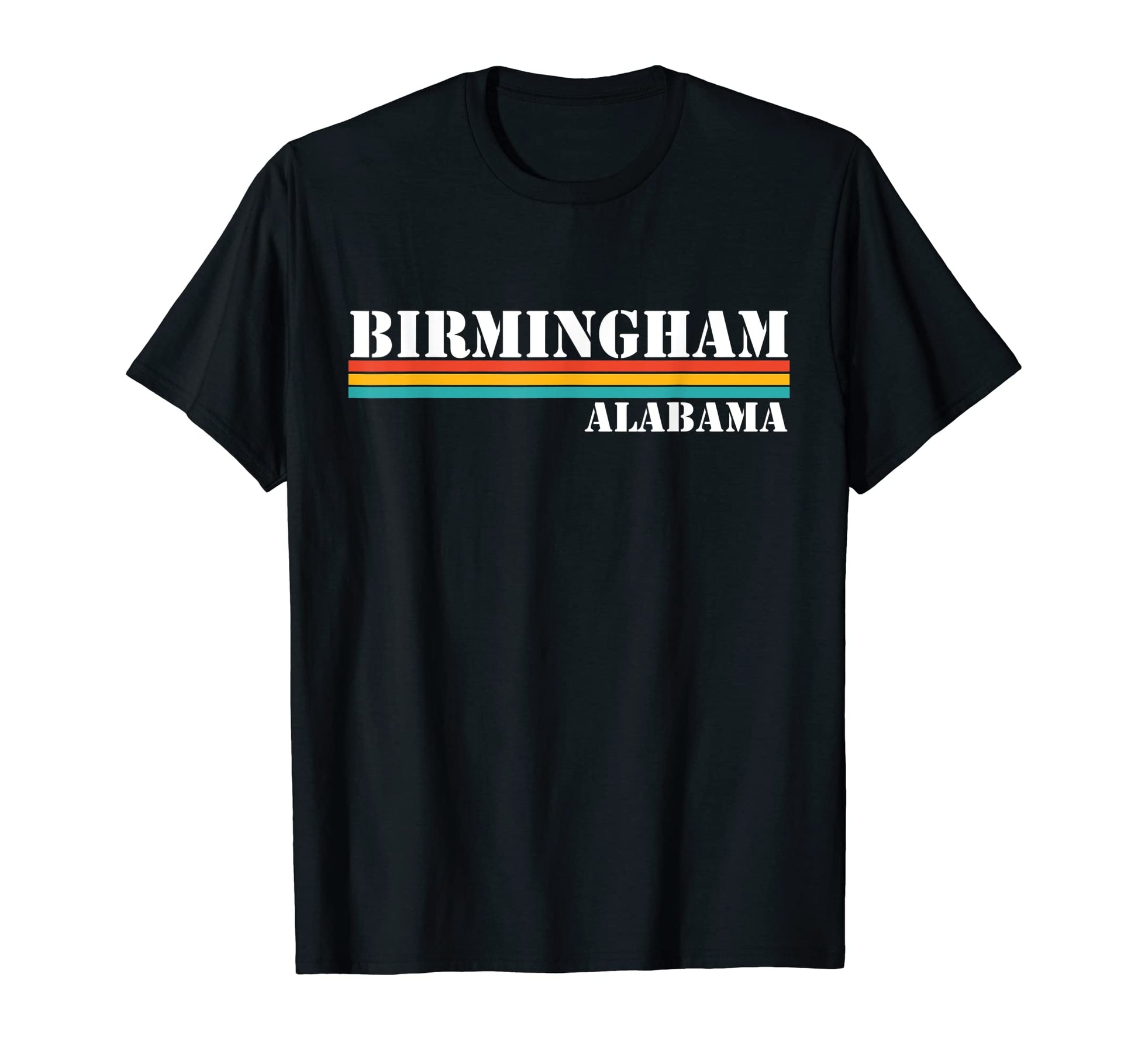 Birmingham Alabama Stripes T-Shirt - Fun Novelty Design Unisex - T-Shirt, Sweatshirt, Hoodie