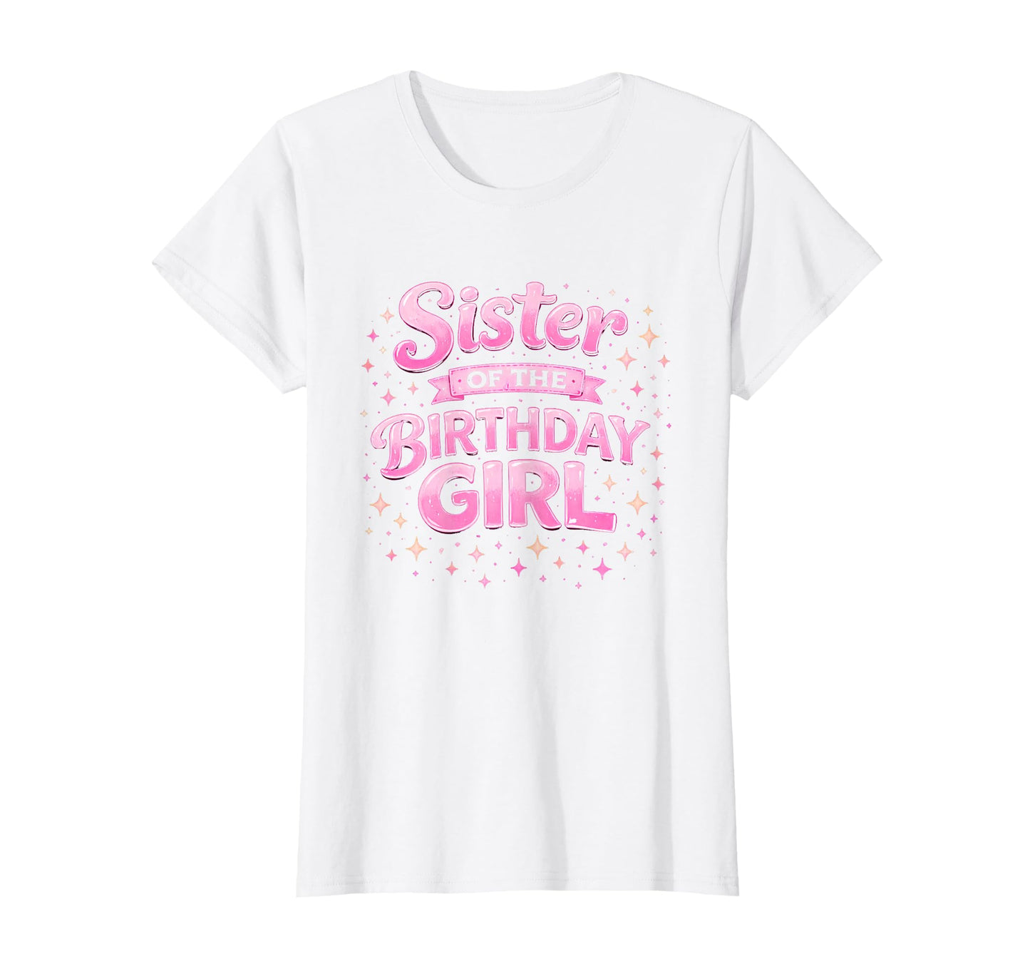 Sister Birthday Groovy Rainbow Stars T-Shirt - Streetwear Style for Adults - T-Shirt, Sweatshirt, Hoodie